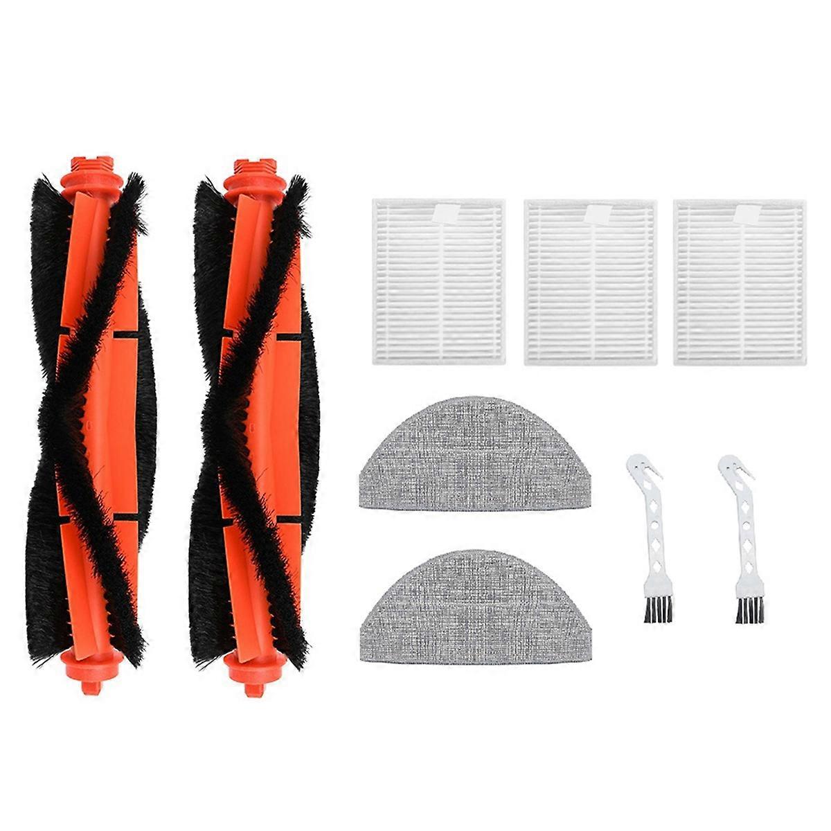 For 3C E10/C103 Sweeping and Mopping Robot Main Brush Filter Cloth Replacement Parts Brush