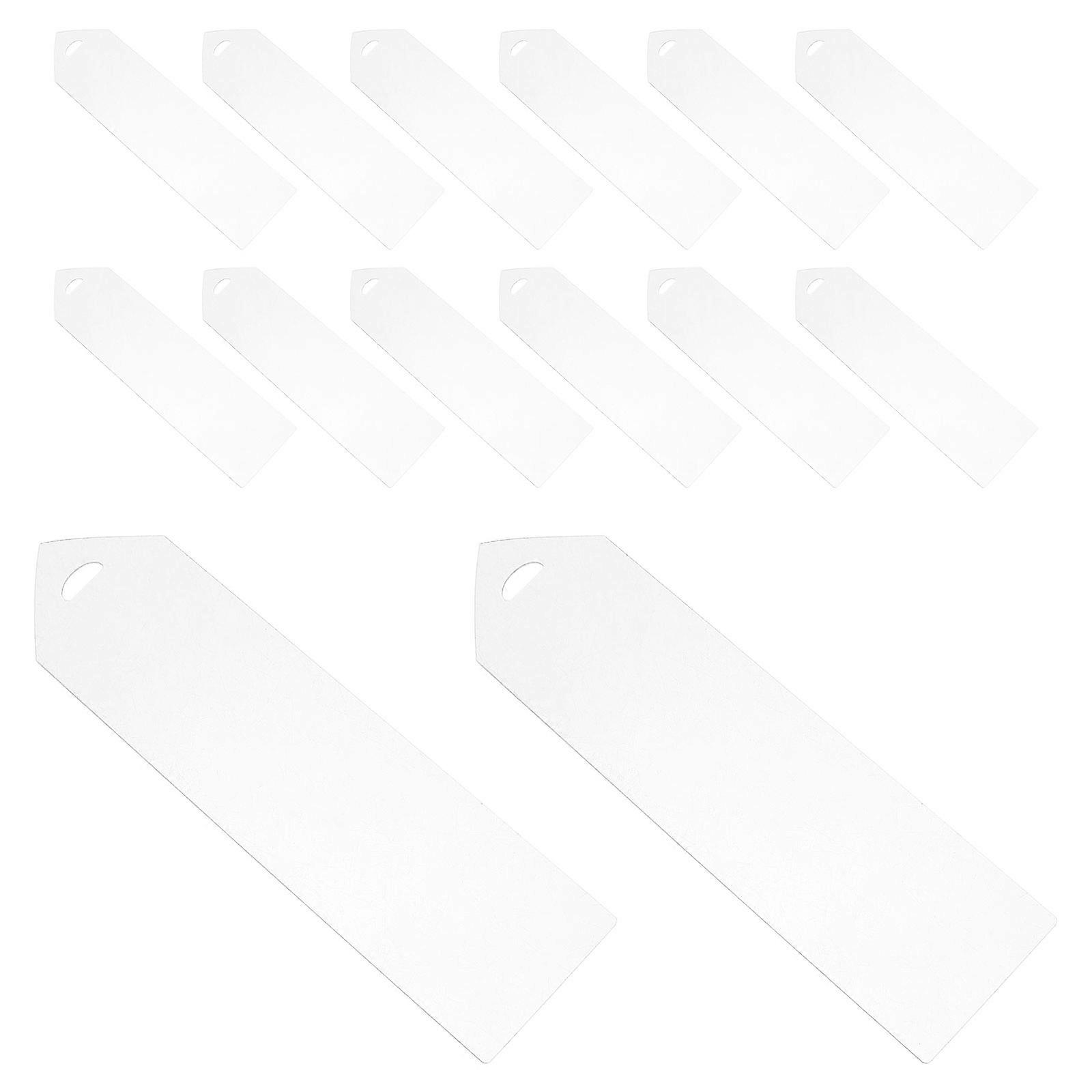 Transparent Acrylic Table Signs for Wedding Seating 20Pcs Blank Bookmarks