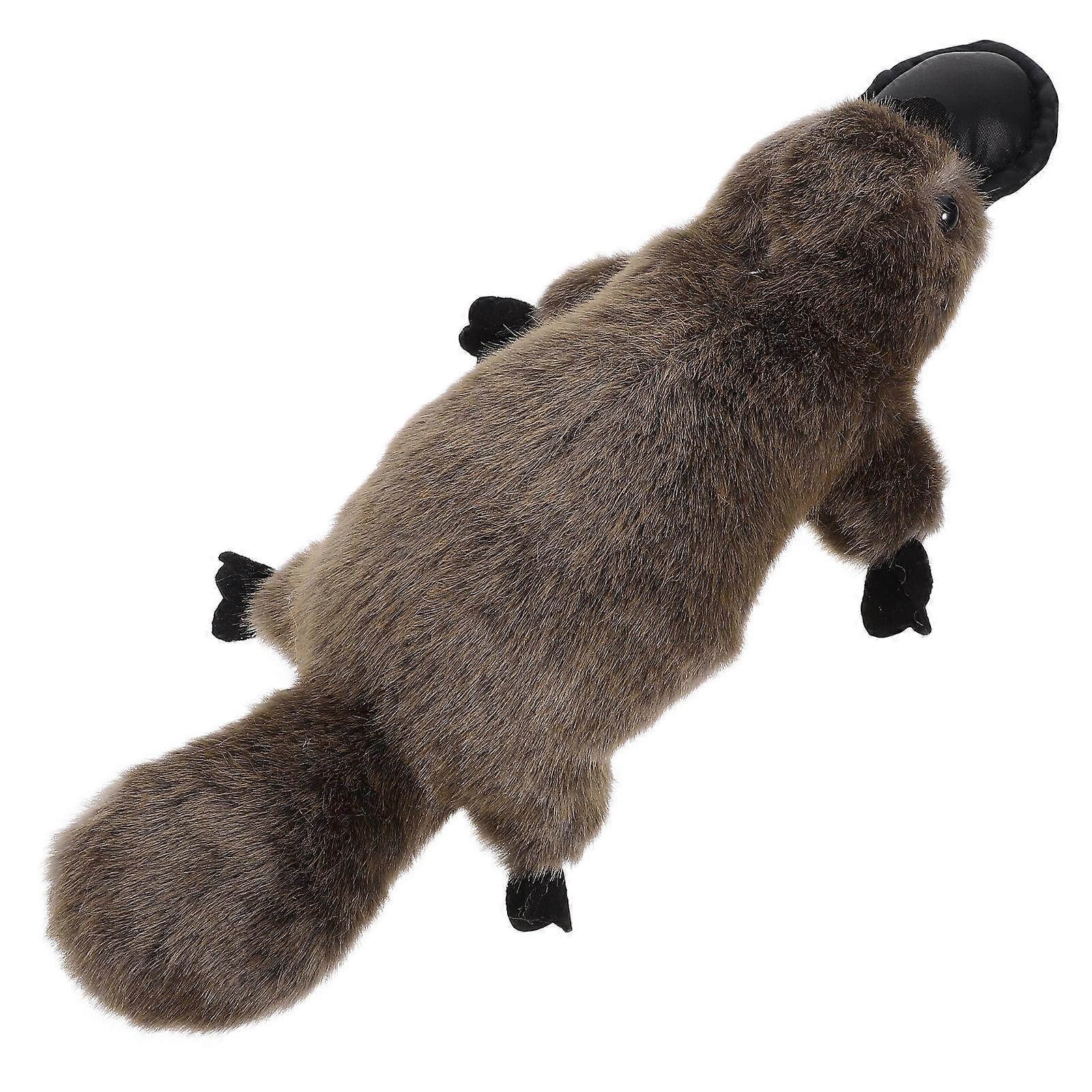 Duckbill Stuffed Animal Plush Toy for Decoration Grey Soft Plush