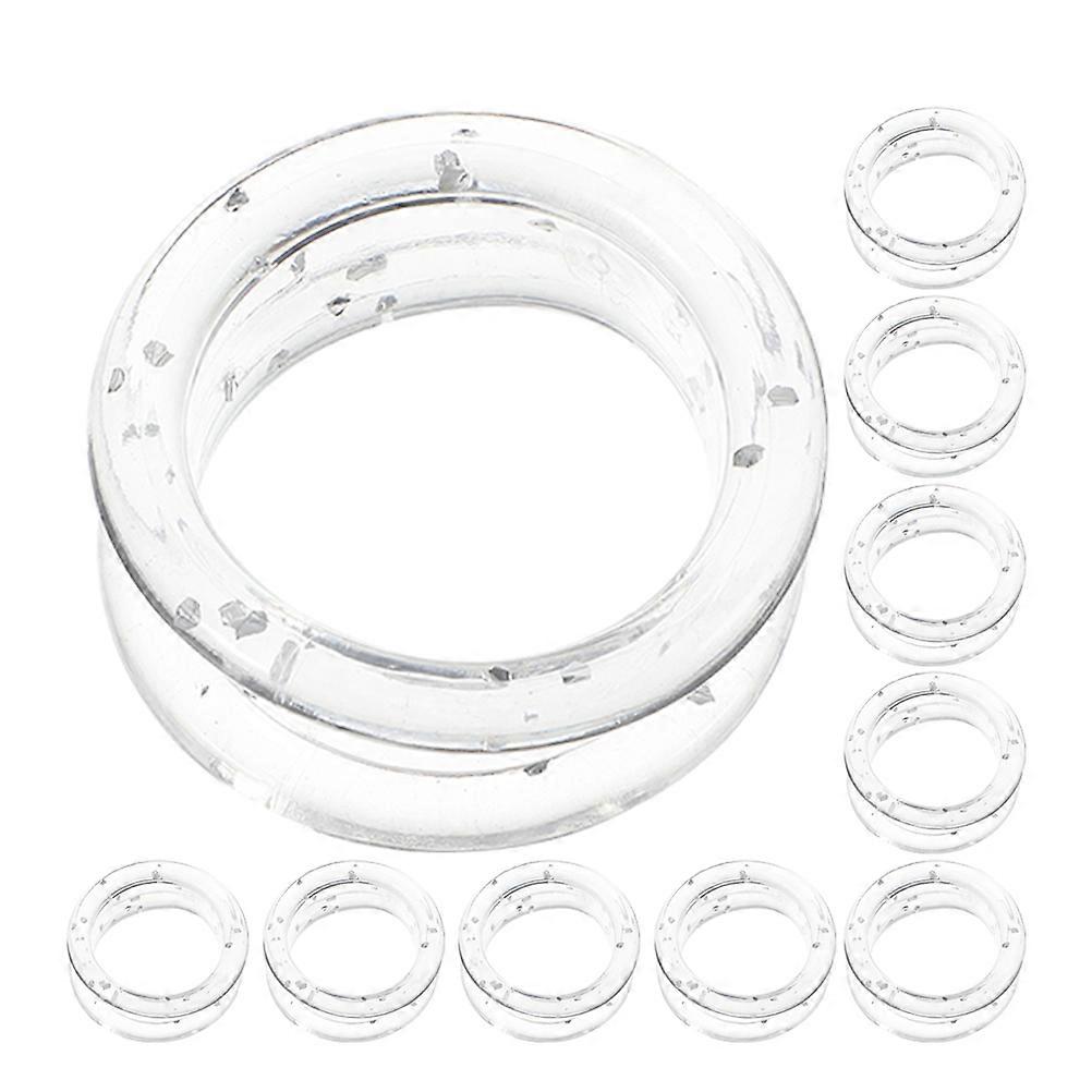 Finger Protector Ring Silicone Shears Accessories 10Pcs for Protection Use