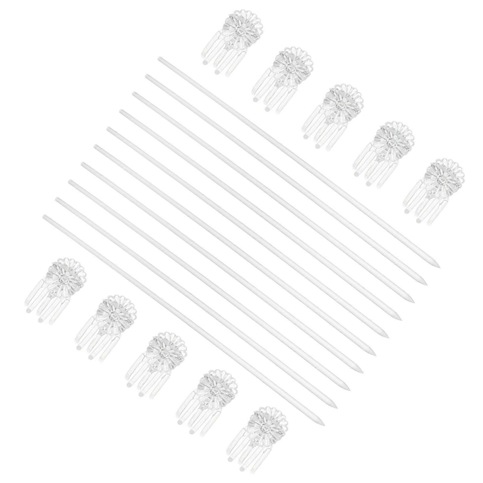 Transparent Acrylic Plant Stake for Flower Support 1Set