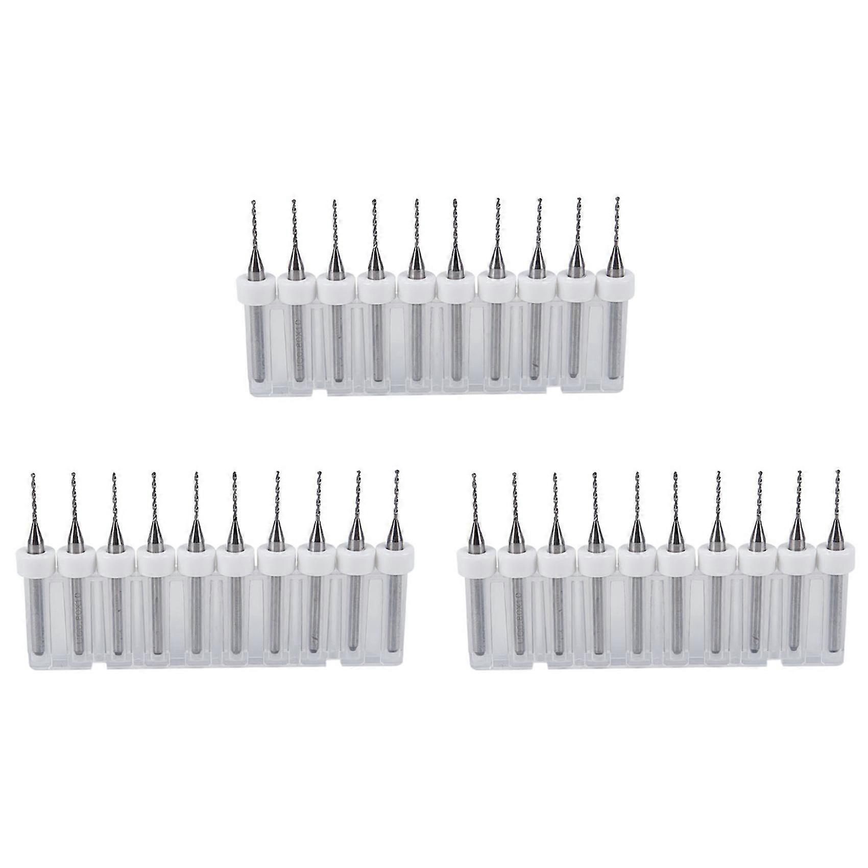 30pcs/Set 0.8mm PCB Print Circuit Board Carbide Mini Drill Bits Tool