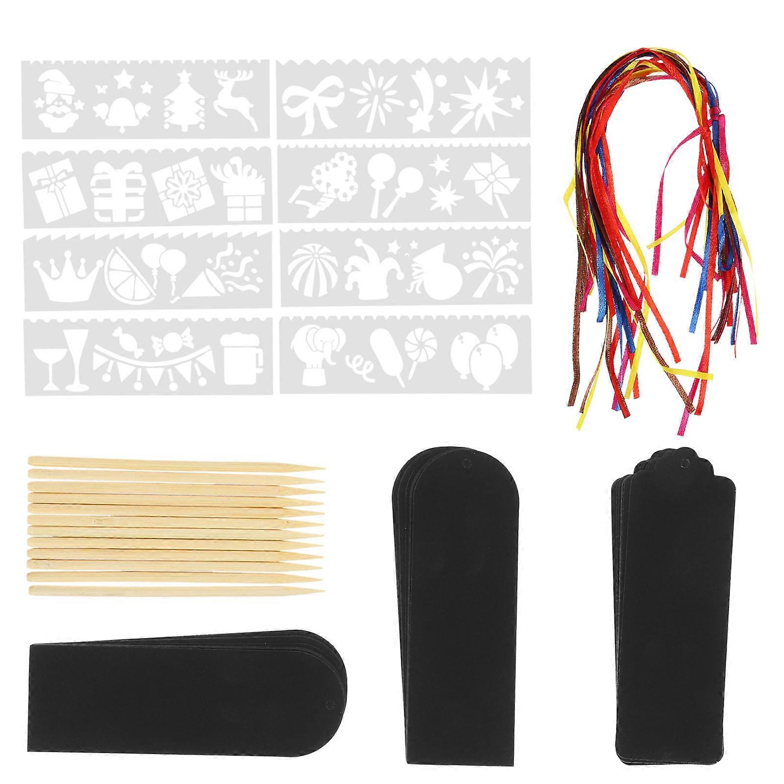 Scratch Paper Bookmarks Set of 2 for DIY Decor