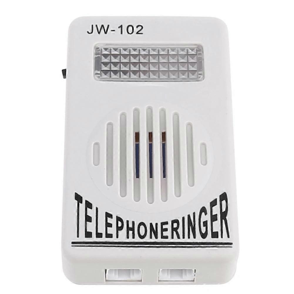Telephone Ringer Phone Amplifier Wall Ring Speaker Strobe Light Flasher Bell Extra-Loud Sound