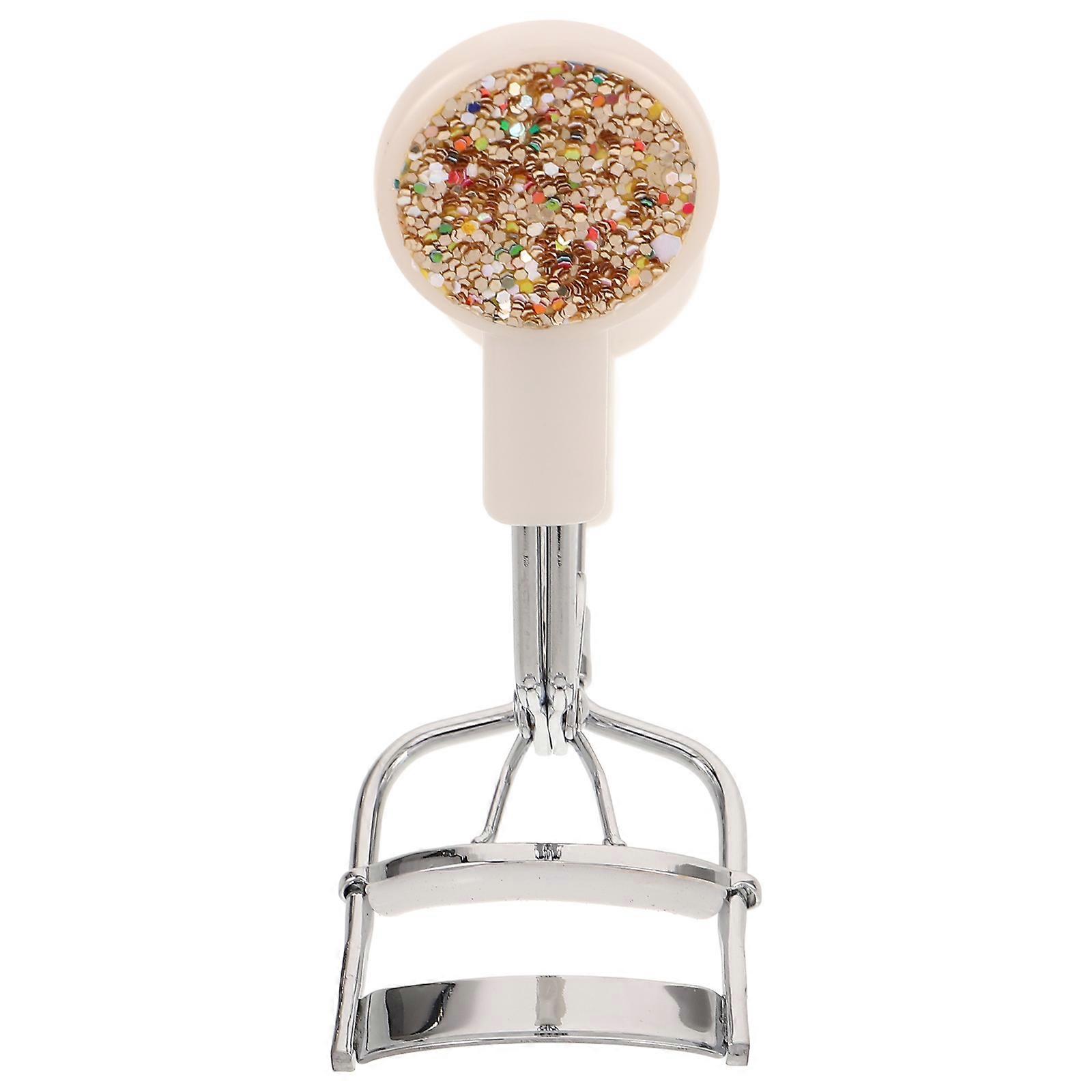 Metal Eyelash Curler for Makeup Use Curl with Rhinestones