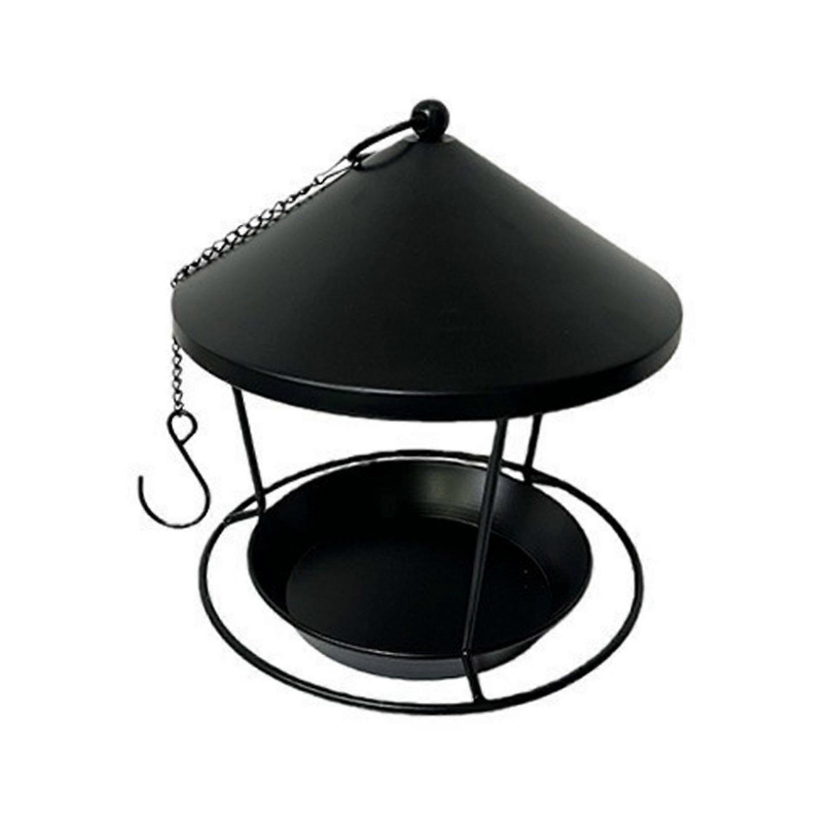 Rustproof Iron Hanging Bird Feeder Outdoor Use With Protective Coating Easy Installation Decoration Multicolor