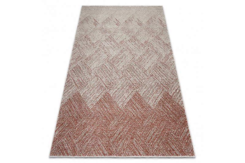 Carpet FUSION 9775 cream / terracotta - Geometric, modern, abstract
