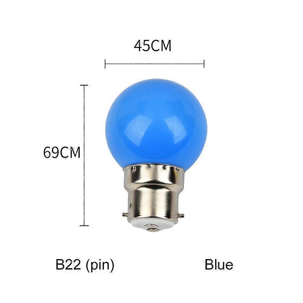 3W Flashlight Lamparas E27 B22 LED Bulb Colorful Light G45 Lamp