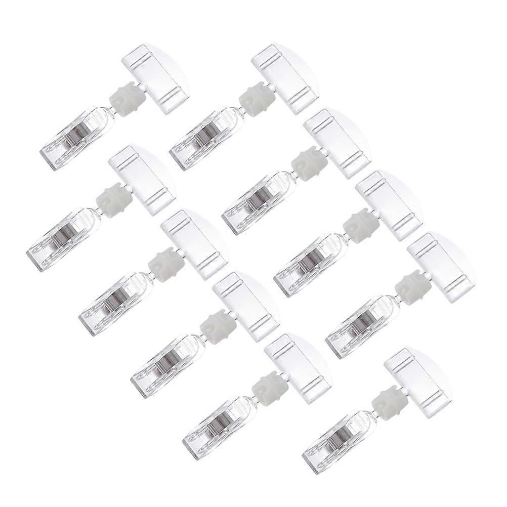 Label Stand Transparent Acrylic Display for Holding Use 10Pcs Pack