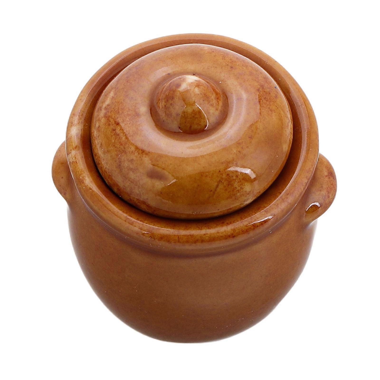 Ceramic Miniature Jar for Dollhouse Use Kimchi Jar Model