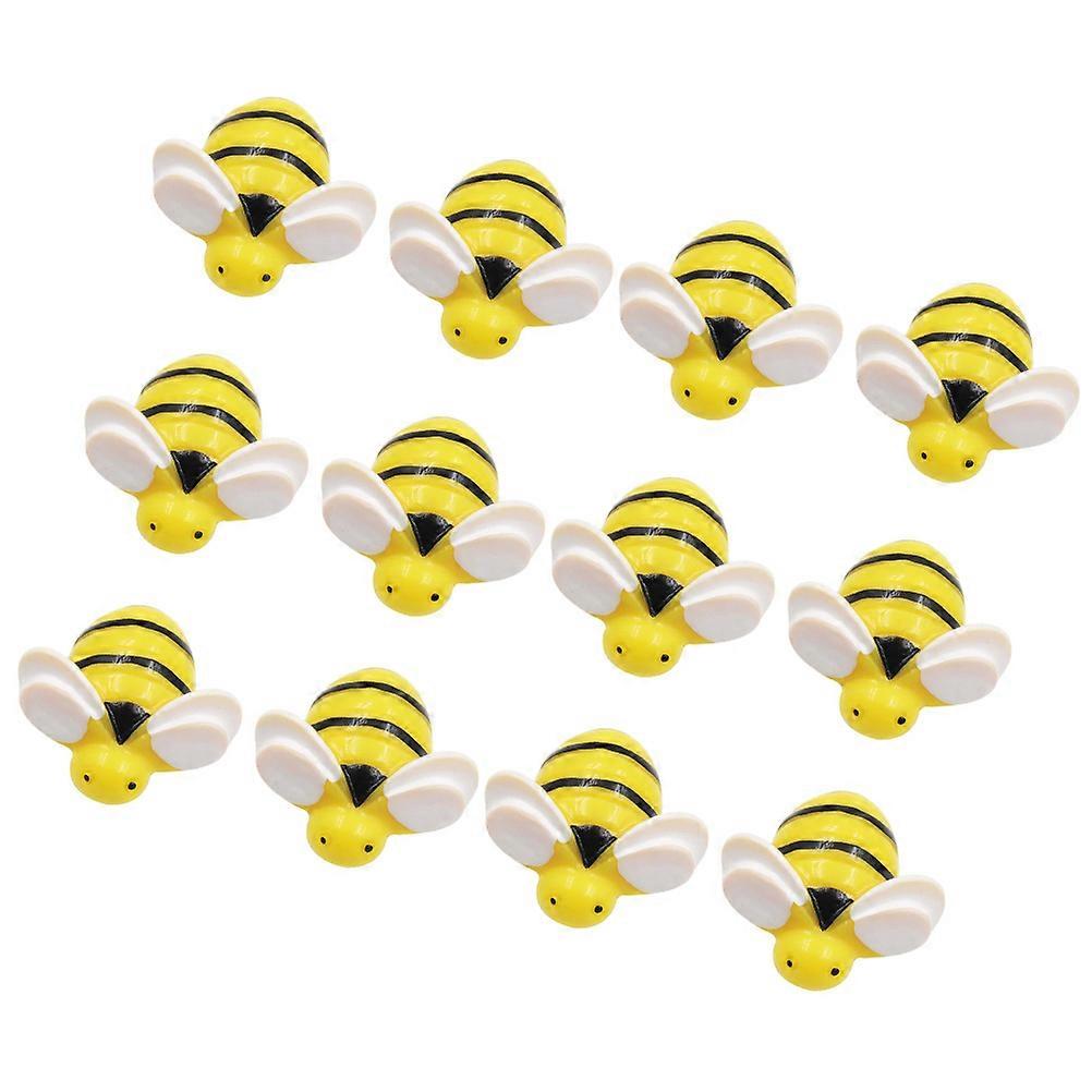 Bee Shaped Pushpin Creative Diy Tool For School Home Office Use Yellow 30Pcs