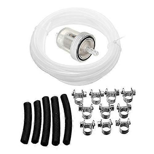 Parking Heater Fuel Line Replacement Kit with Durable Filter and Clips for Quick Fuel Delivery