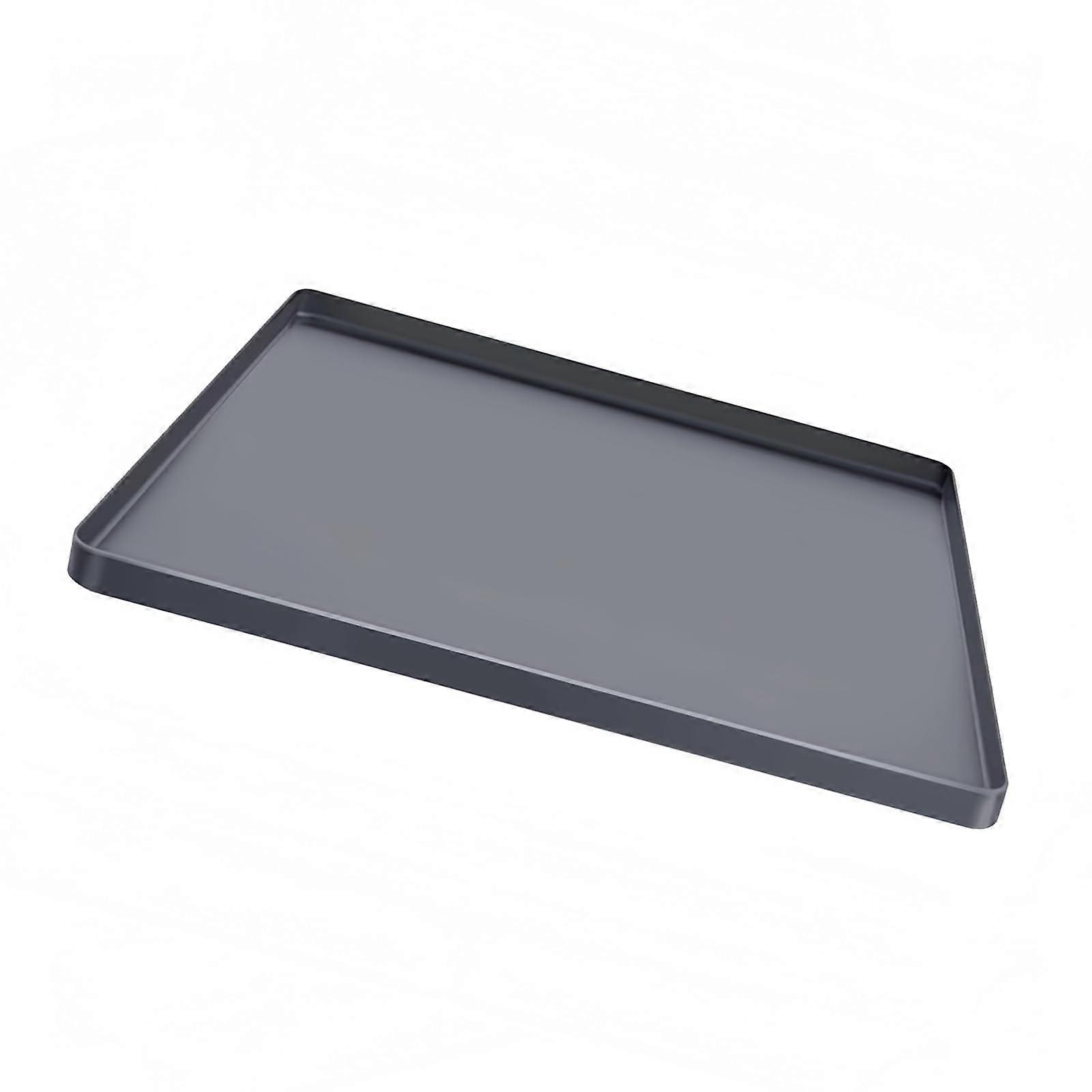 Dishwasher Drip Tray Silicone Mat with Raised Edges, Leakproof Countertop Protector, Waterproof