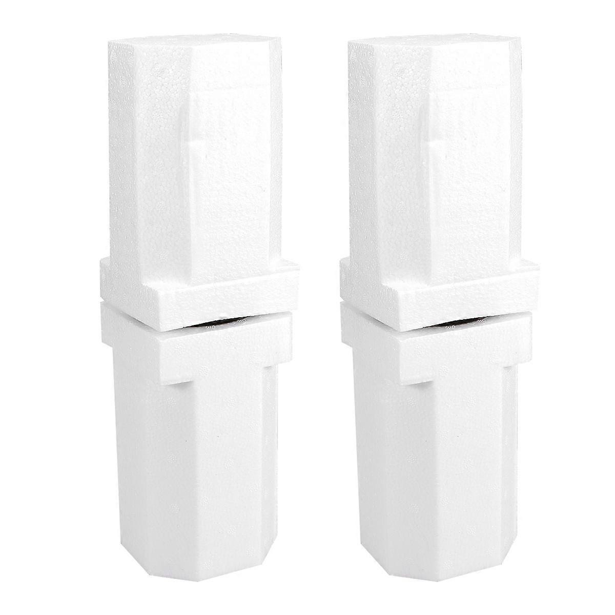 Red Packaging Blocks Shipper Packaging Blocks 2Pcs