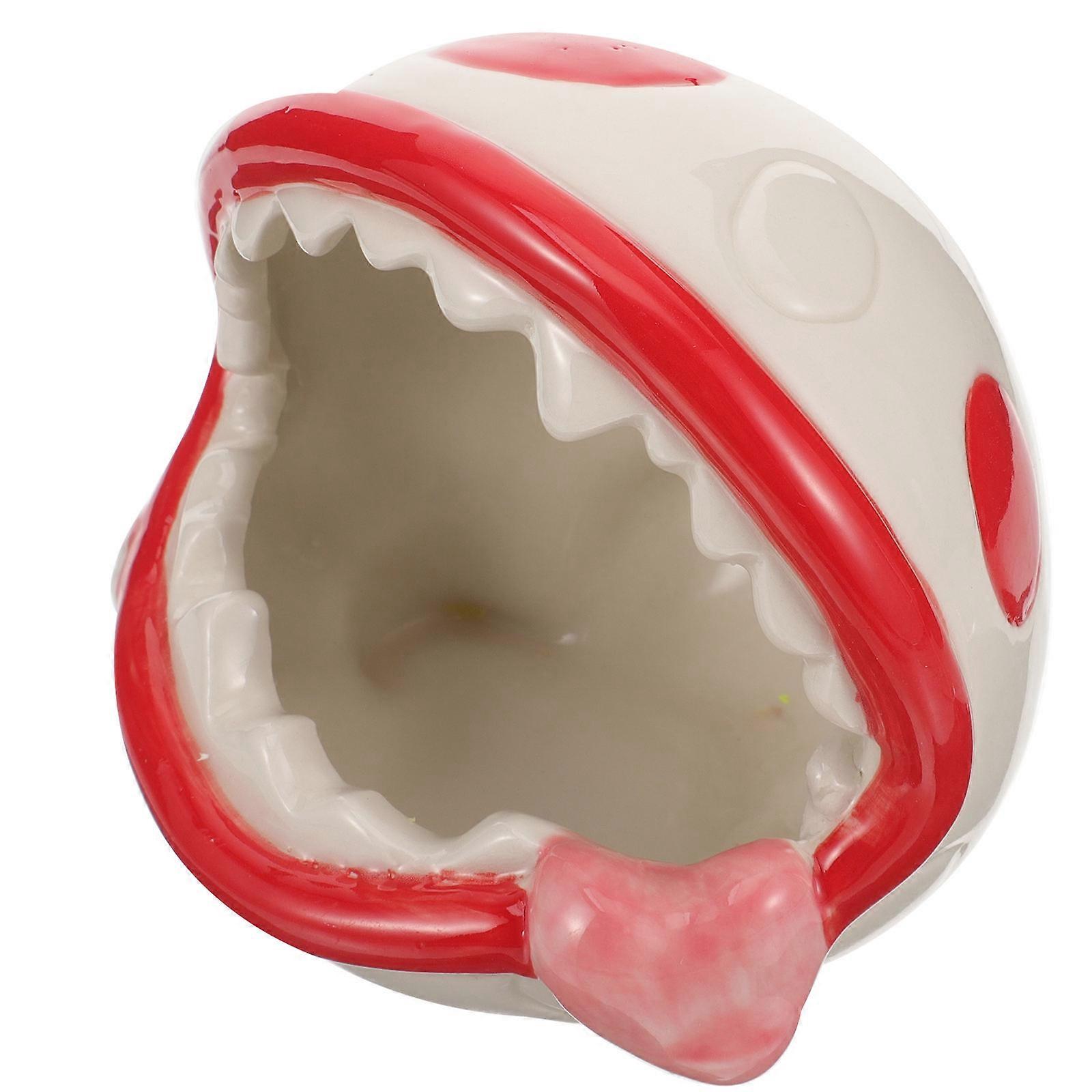 Ceramic Hamster Hideout for Cooling Nest Red Pet Sleeping House