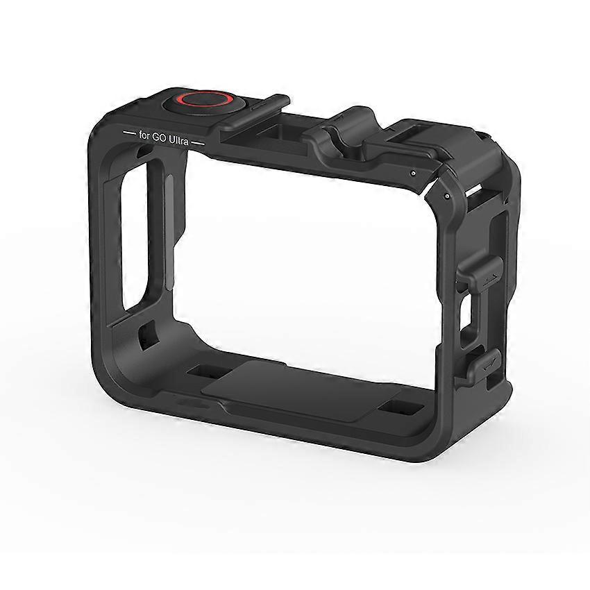 Horizontal and Vertical Quick-Release Rabbit Cage Frame for Insta360 Go Ultra Black