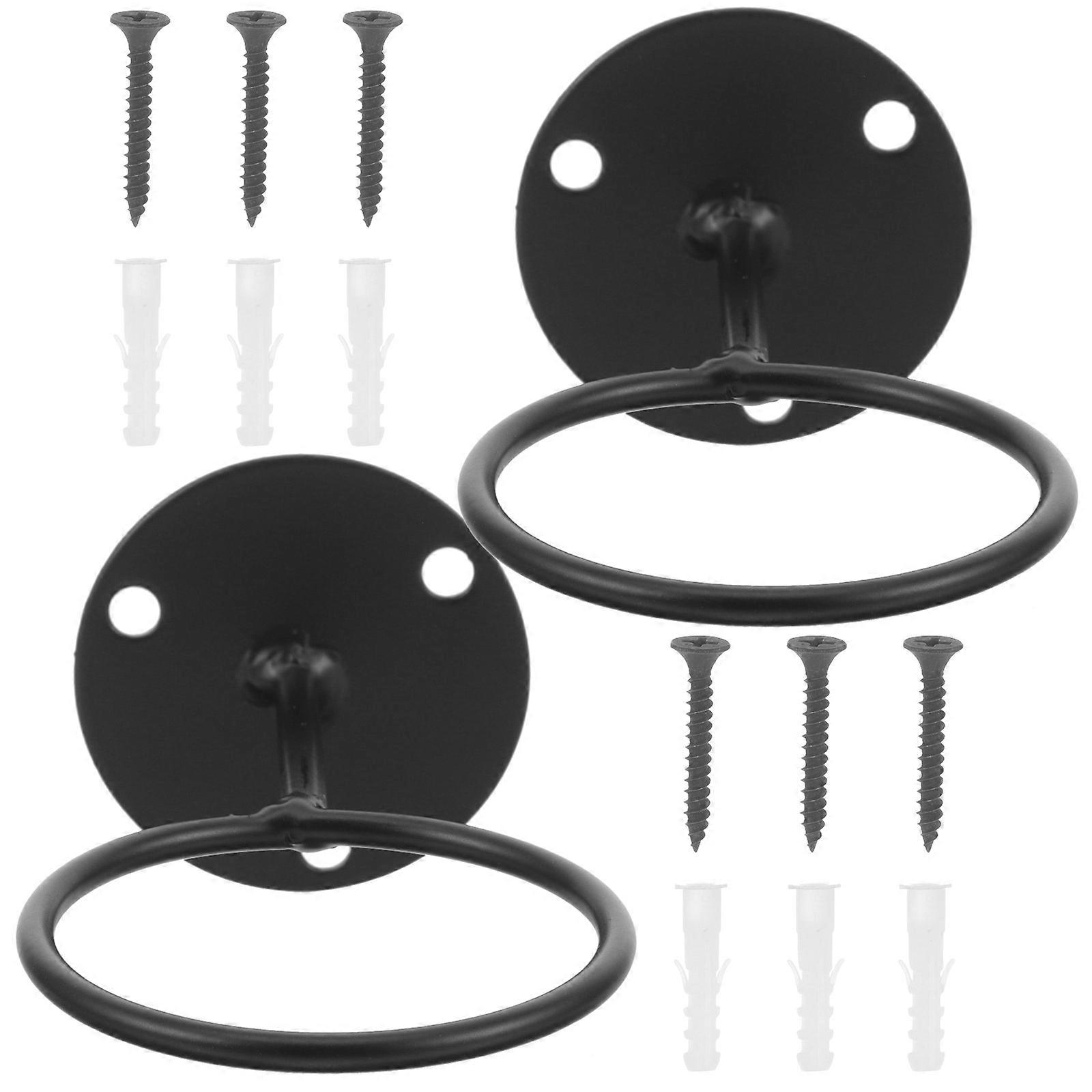 Baseball Wall Mount Holder for Display 8Sets Black Iron Storage Rack