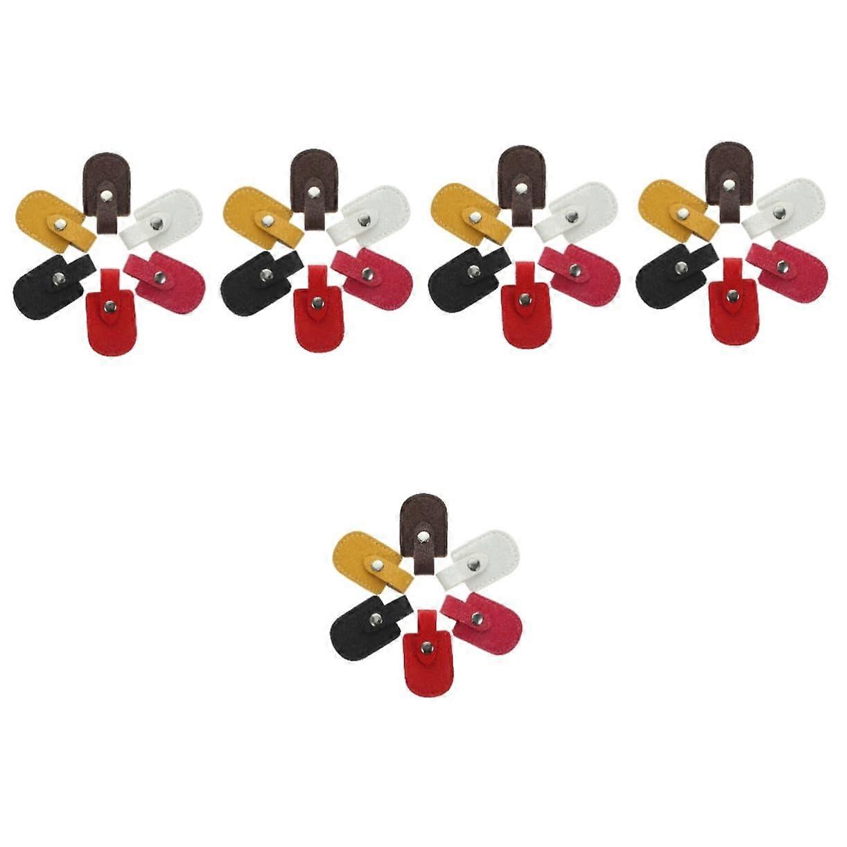 30pcs Nail Tool Protective Covers for Cuticle Nippers Scissors Safe Storage Reusable Design