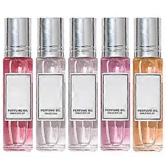 5 stuks feromonenparfums voor vrouwen, 10 ml roll-on feromonenparfumolie, natuurlijk