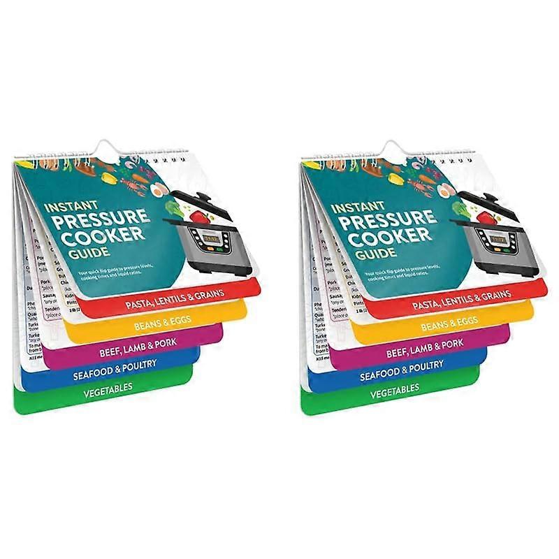 Accessories for Instant Pot Magnetic Cheat Sheet Set, Cooking Time Guide with Waterproof EasyRead Pages