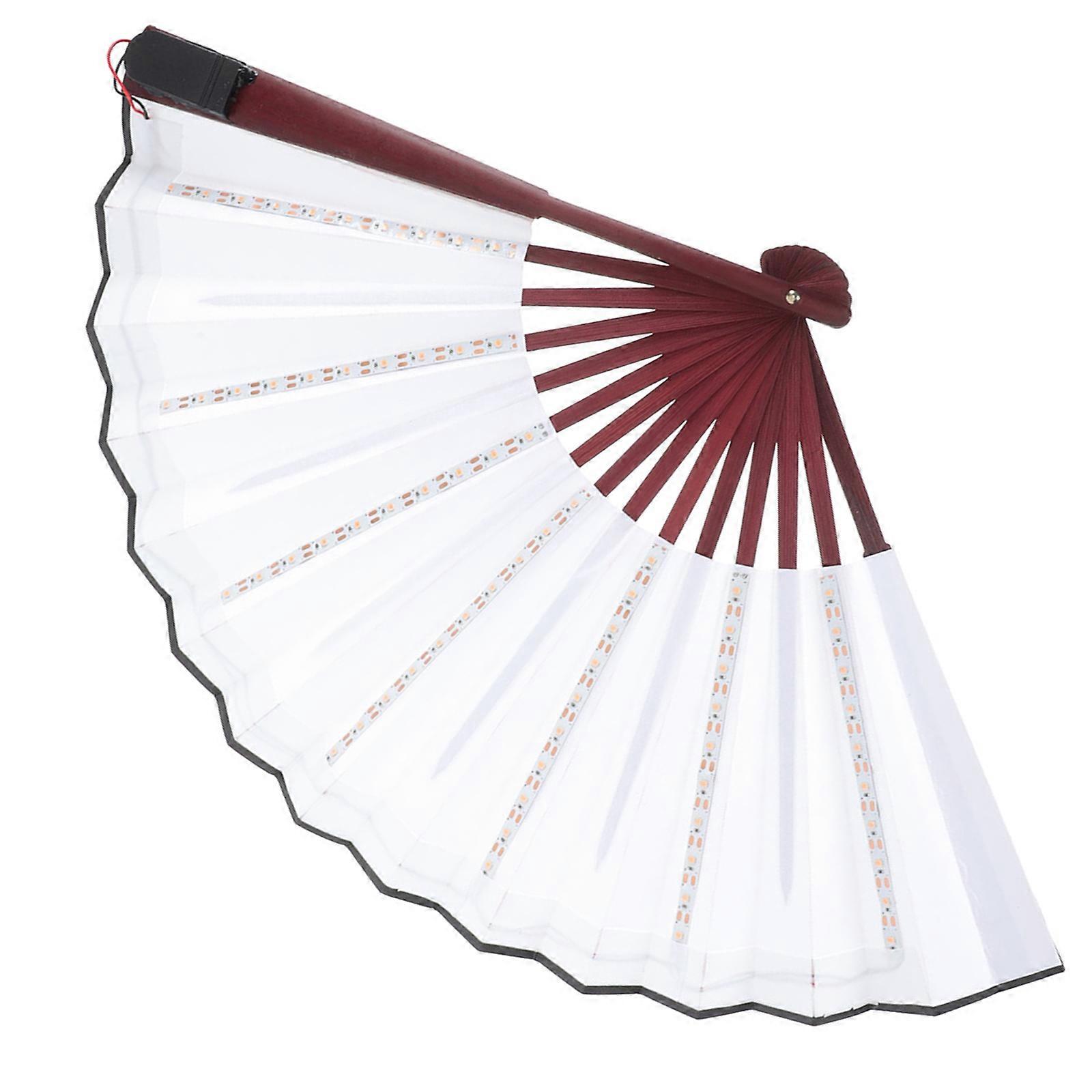 Performance Glowing LED Fan Creative Fan Prop for Party Durable Material
