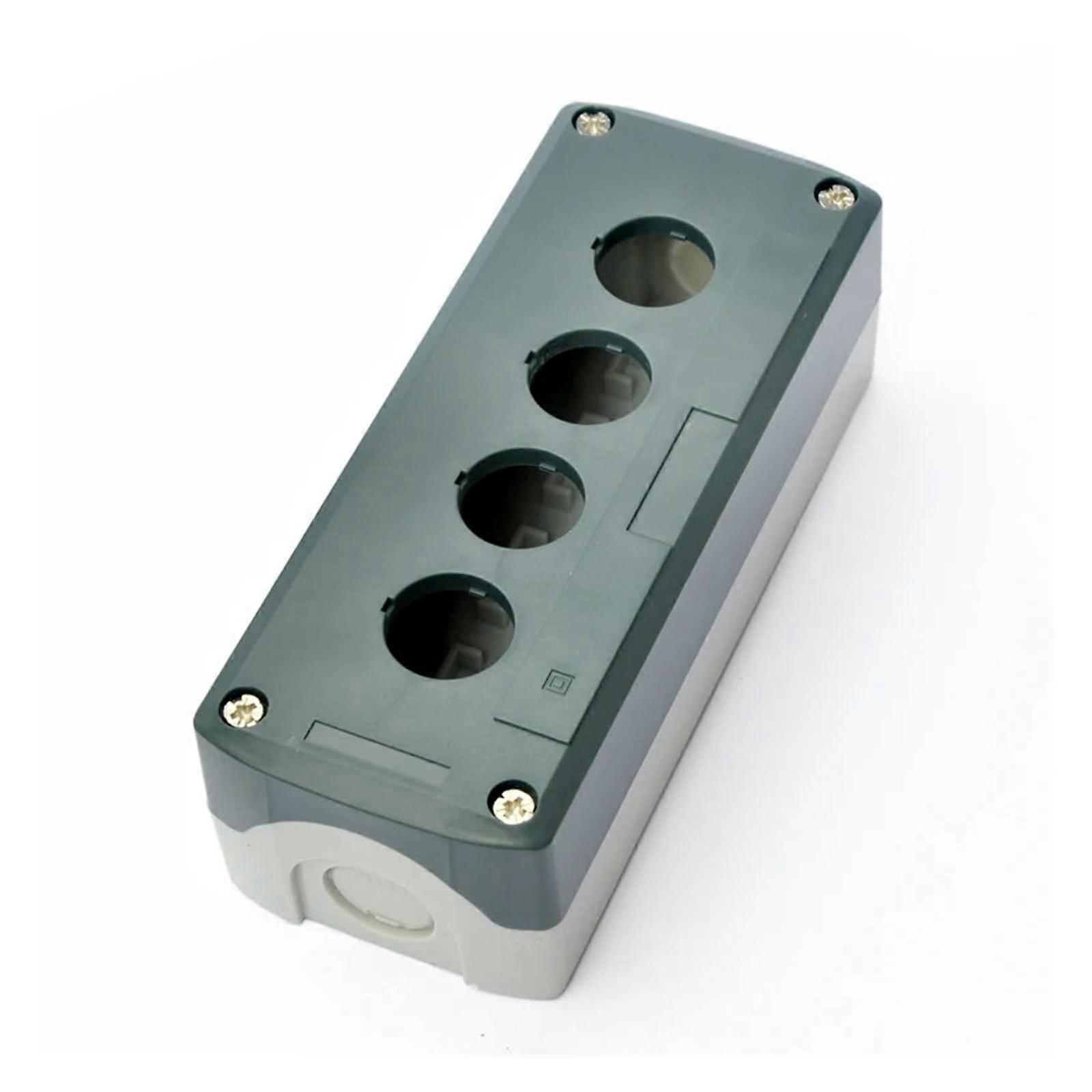 Push Button Control Box SBX04 Gray 22mm 4Hole Industrial Switch Enclosure for Easy Control