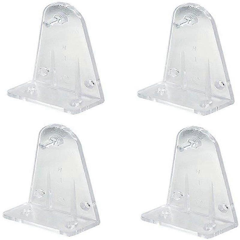 8 Pcs Horizontal Blinds Replacement Parts Hold Down Brackets Transparent