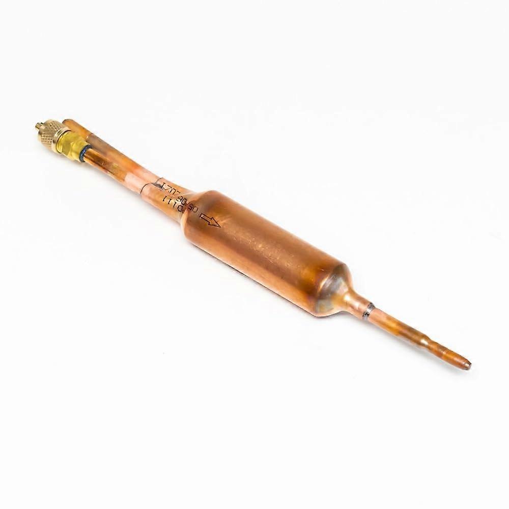 Refrigerator Drier with Valve 1/4 Inch Step Down Copper Inline Design for Moisture Removal