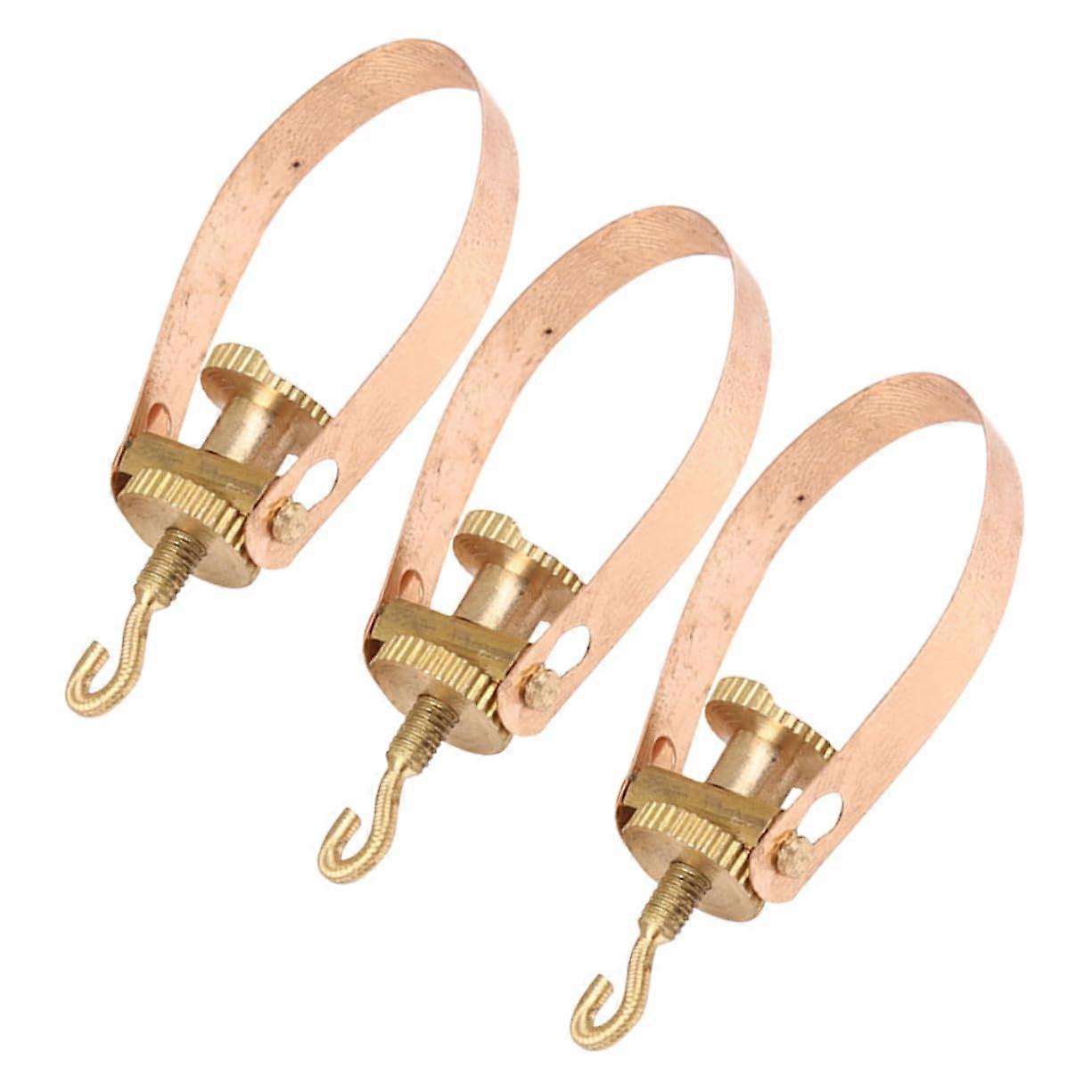 3pcs Metal Erhu Fine Tuners for Precise Pitch Control and Durable String Adjusters for Performance