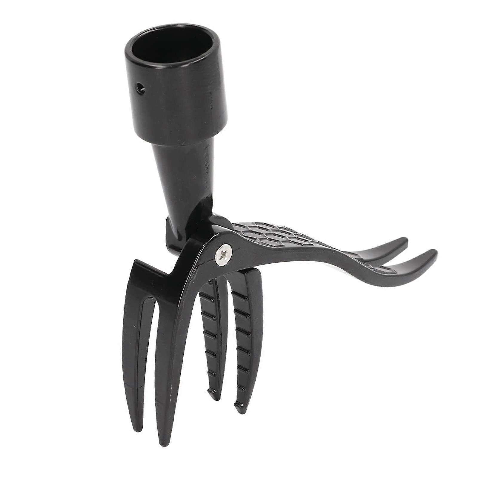 Standing Weeder with 4 Claw Grip, Ergonomic Upright Aluminum Weed Puller for Easy Root Removal