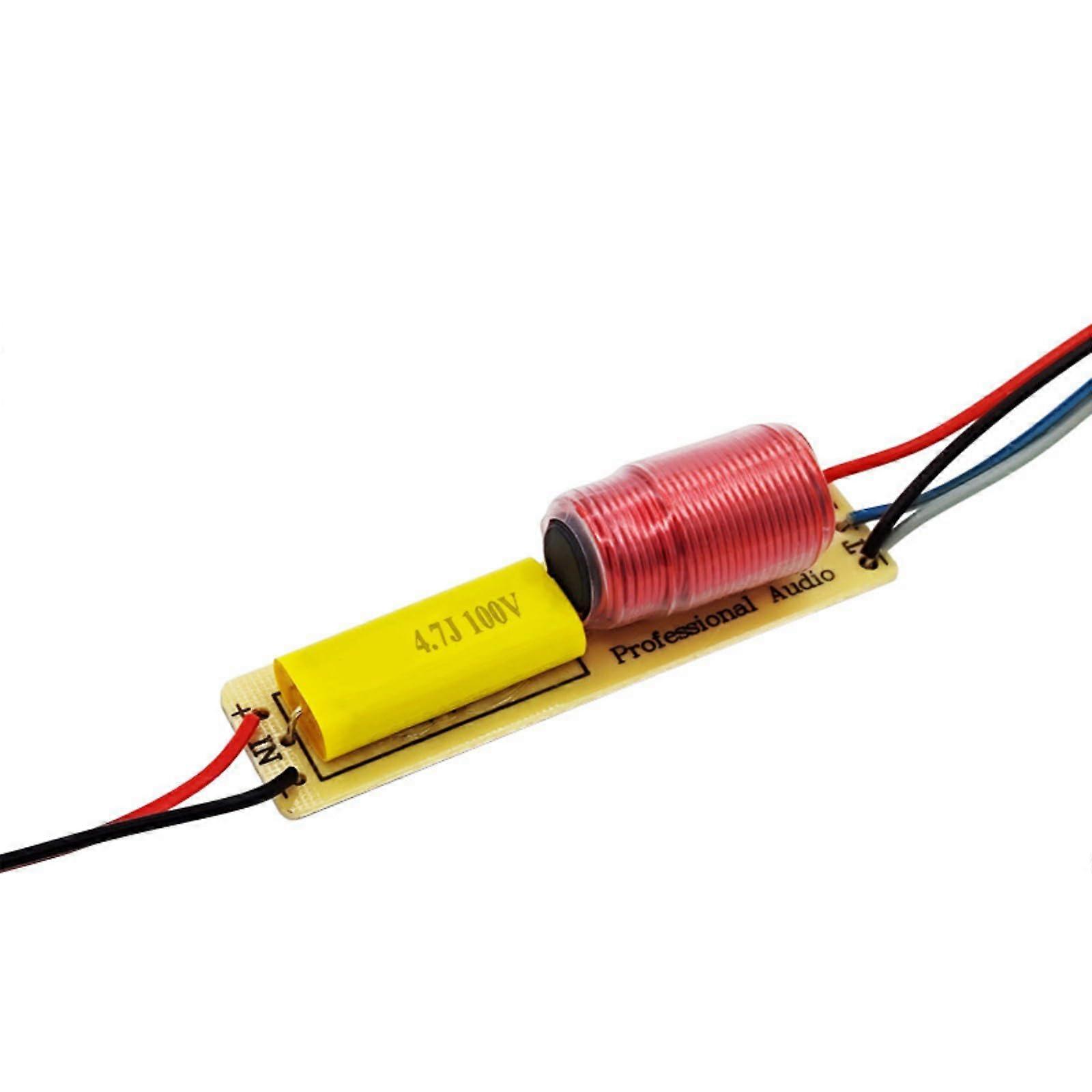 Car Audio Crossover 2 Way Passive Filter 80W for 48 Ohm Speakers Clear Low Separation