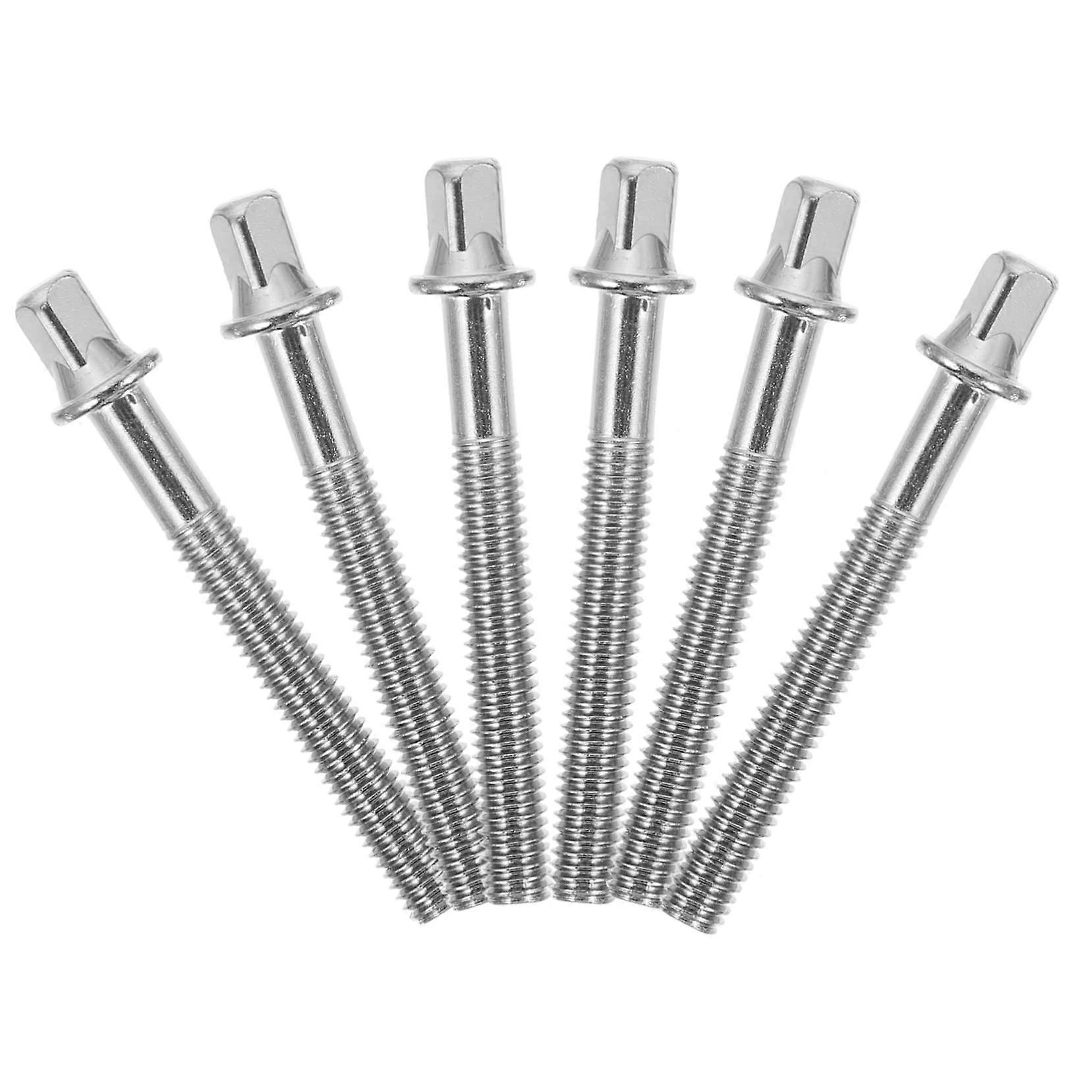 Drum Tension Rod Replacement Screws for Snare Drum, Corrosion Resistant, Secure Tuning Stability