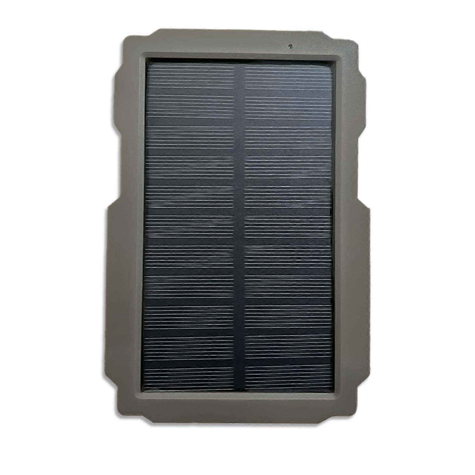 Trail Camera Solar Panel Kit 3000mAh 6V12V Rechargeable with 360° Rotating Bracket EU Plug