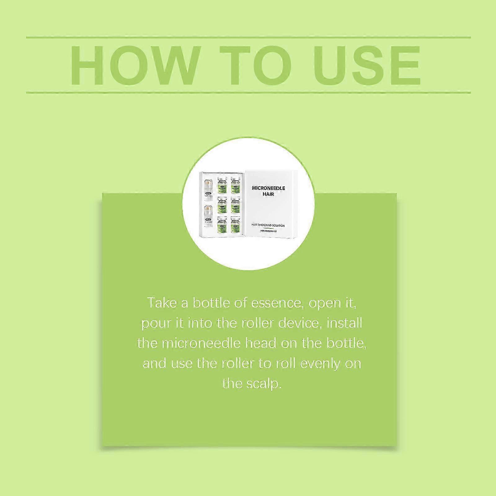 1-3 set Alphainfuse håråterväxtsystem, avancerad hårväxtbehandling Ginseng