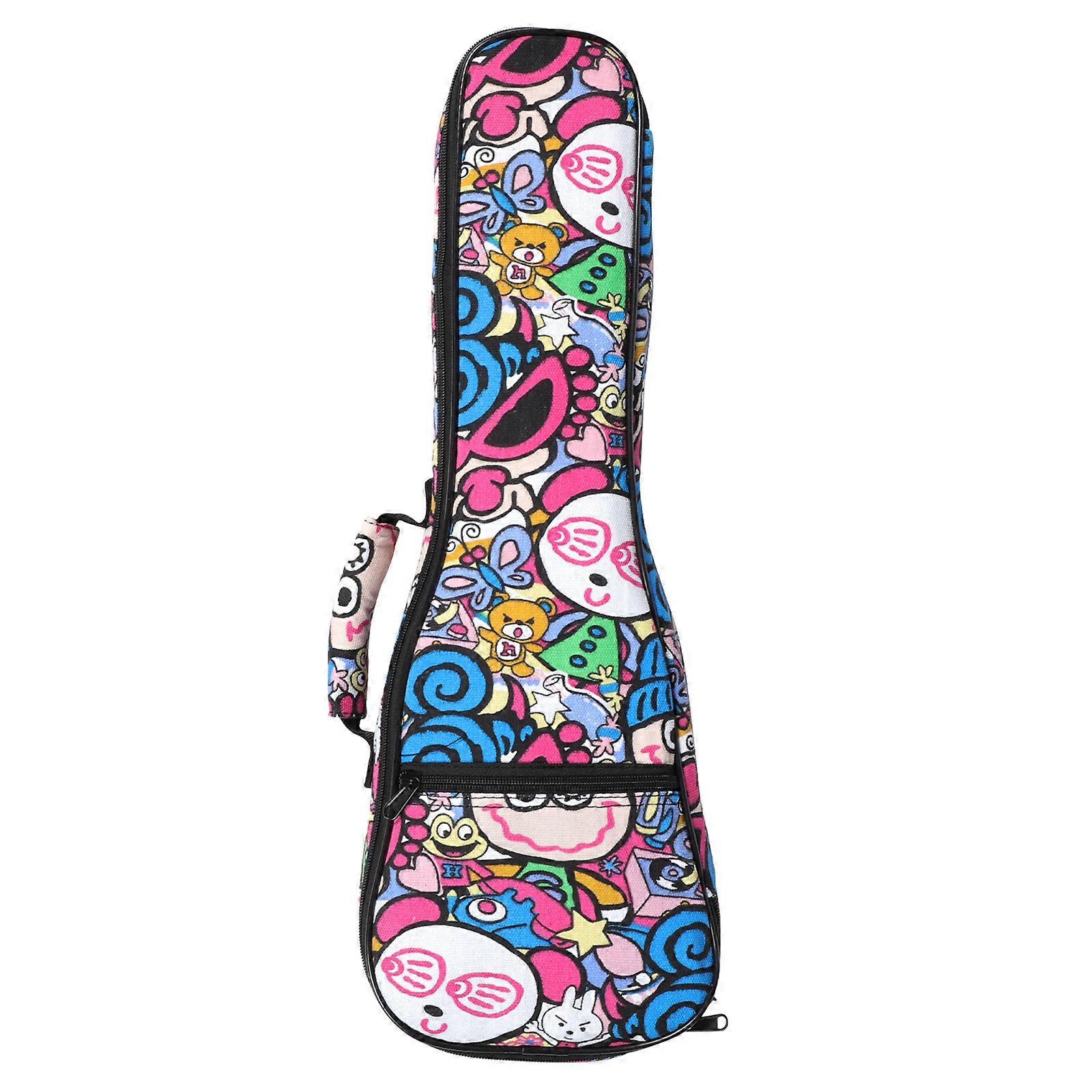 Ukulele Storage Case Acoustic Guitar Case for Storage with Shoulder Strap