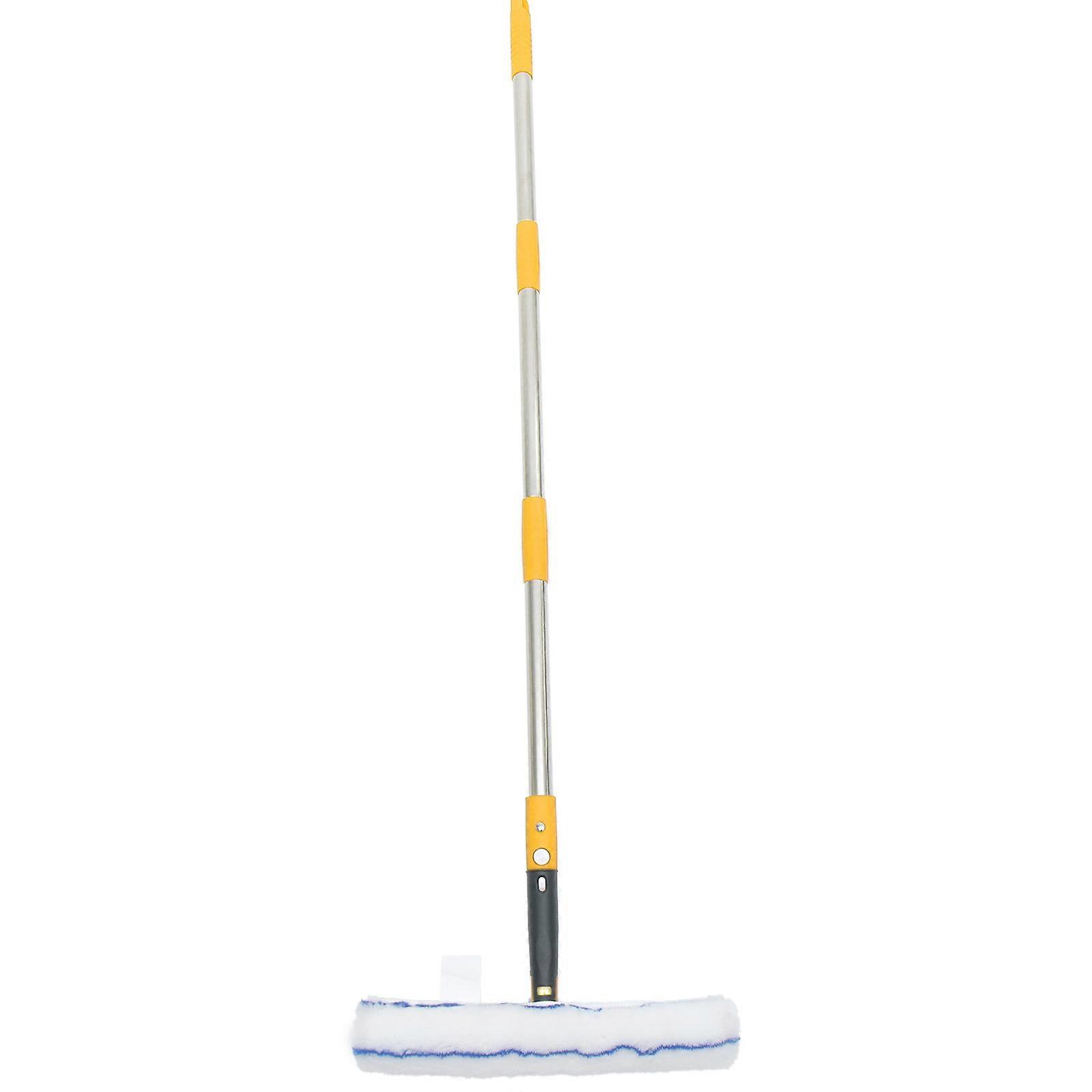 Absorbent Window Cleaning Squeegee Set for Home Use with Microfiber Scrubber