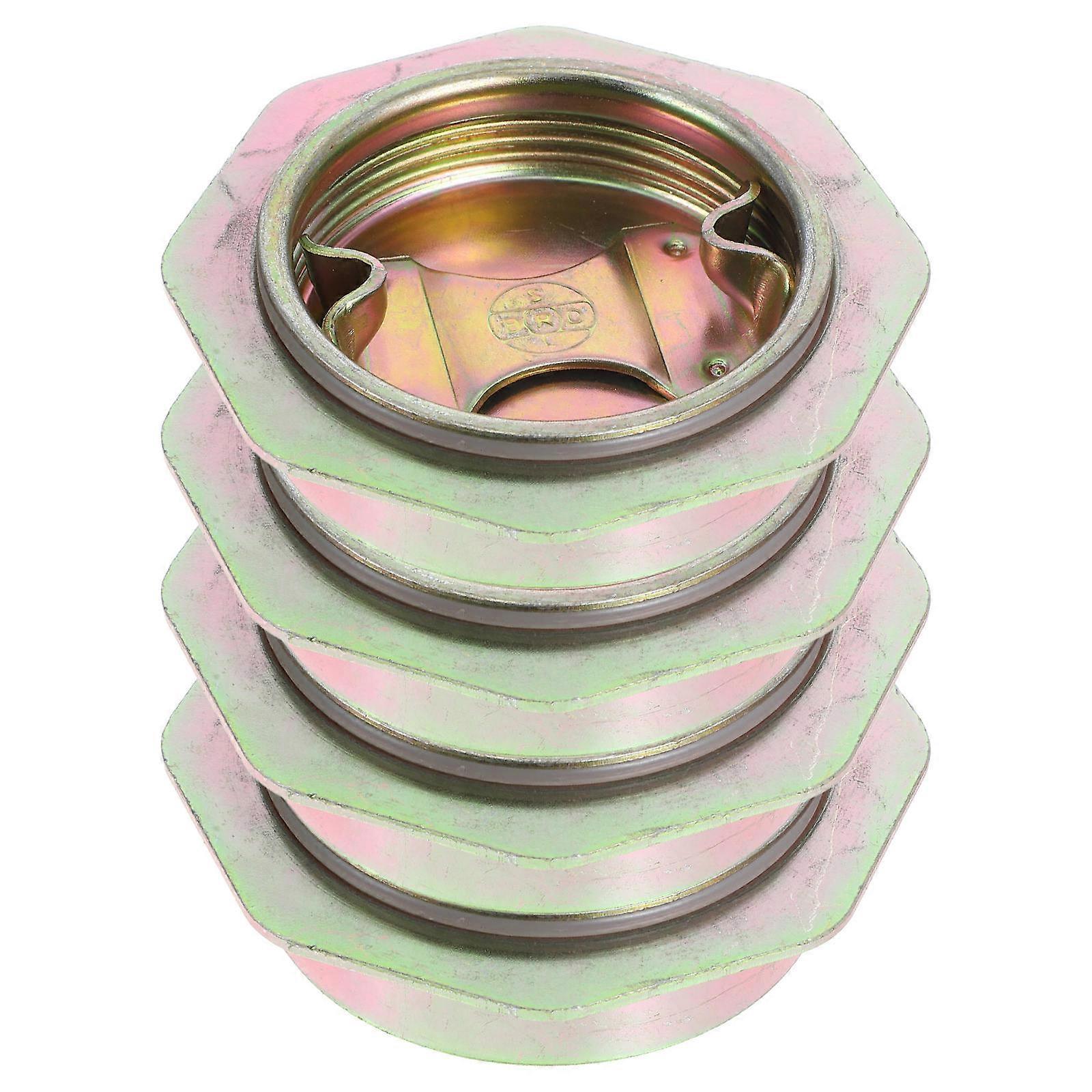 Drum Bung Cap Steel with Leak Proof Threaded Closure for Storage