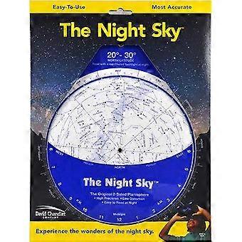The Night Sky Planisphere 20-30N (Large Plastic)