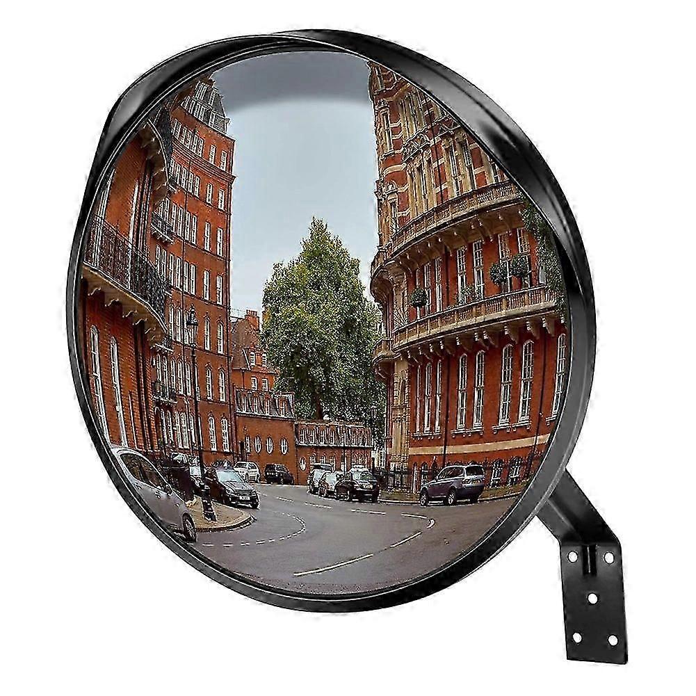 12 Inch Acrylic Convex Mirror, Adjustable Wide Angle View Indoor Security Mirror, Corner Security Blind Spot