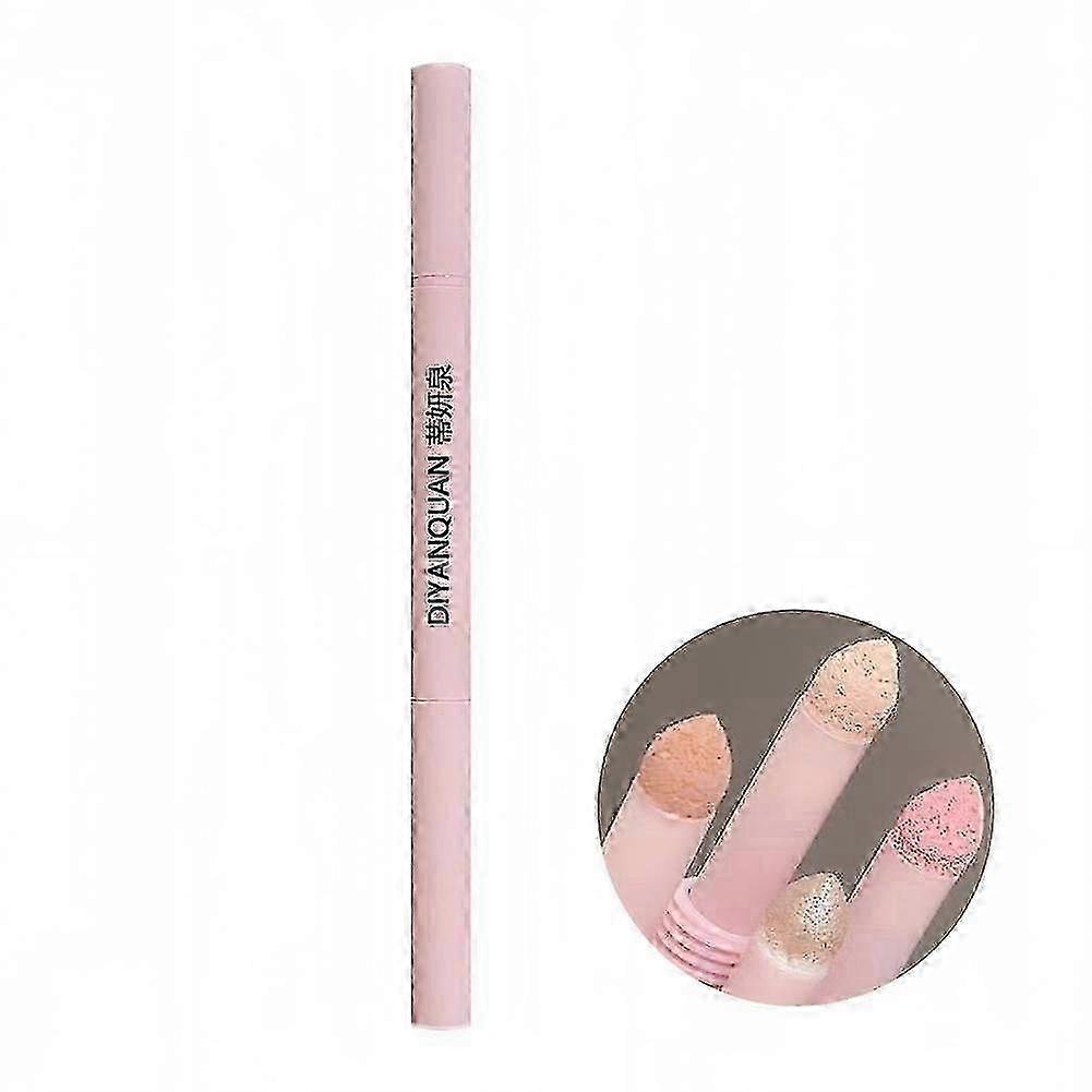 Crescent Double-headed Eyebrow Pen Sleeping Silkworm Brightening Pen