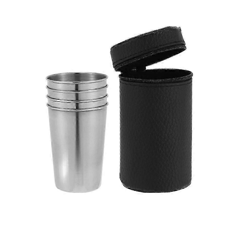 Durable wine glasses 170ml with carrying case