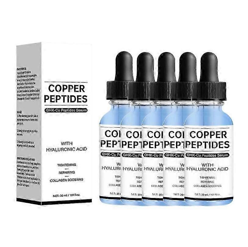 1-5x Copper Peptides Serum for Face - with GHK-Cu and Hyaluronic Acid -  Anti-Aging Facial Serum | Fruugo NO