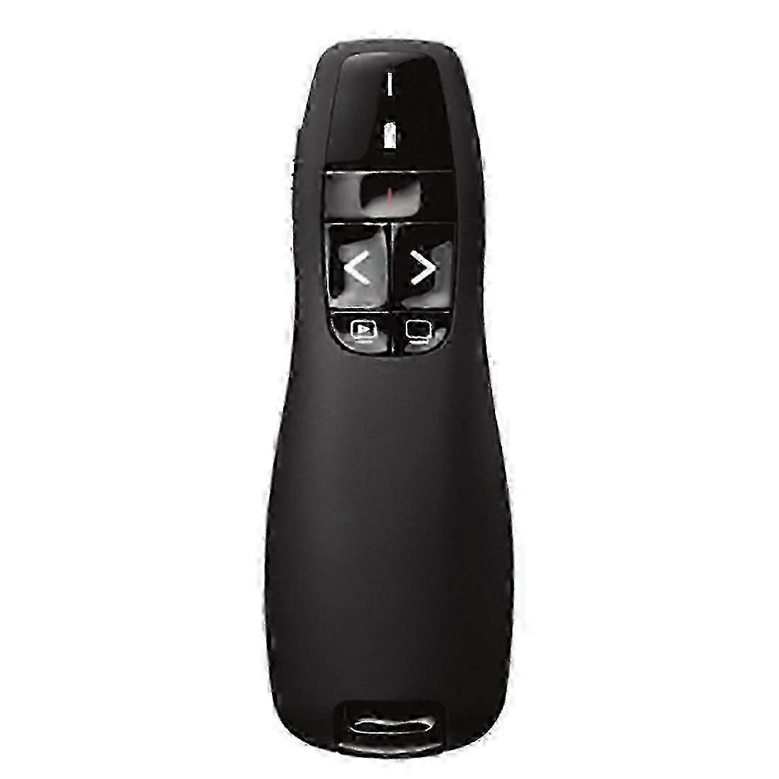 2.4Ghz USB Wireless Presenter Red Laser-Pen Pointer PPT Remote Control with Handheld Pointer compatible Po