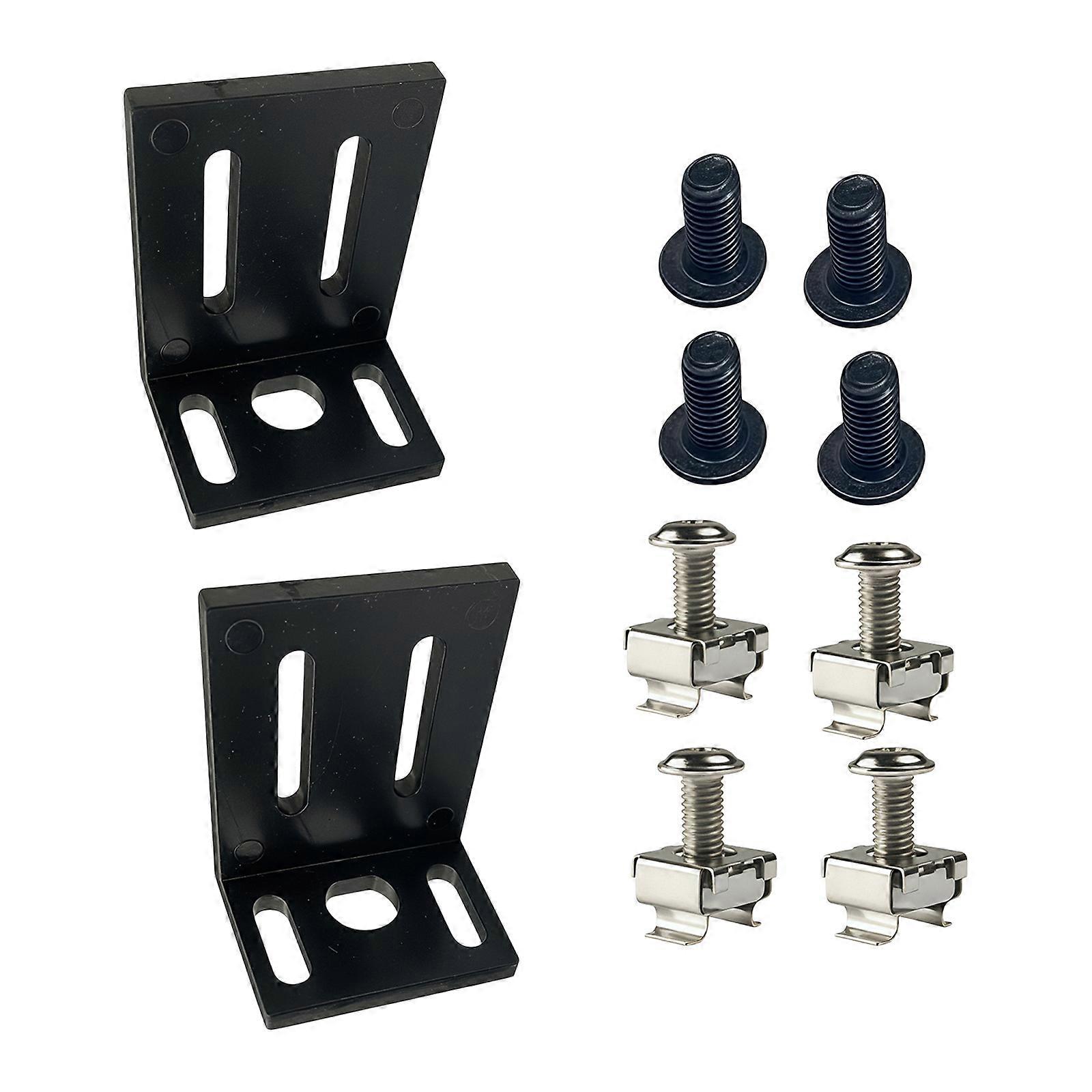 Metal/Plastic Rack Mounting Bracket For Wireless Microphone Receiver Heat Dissipation Noise Reduction Easy Installation Multicolor