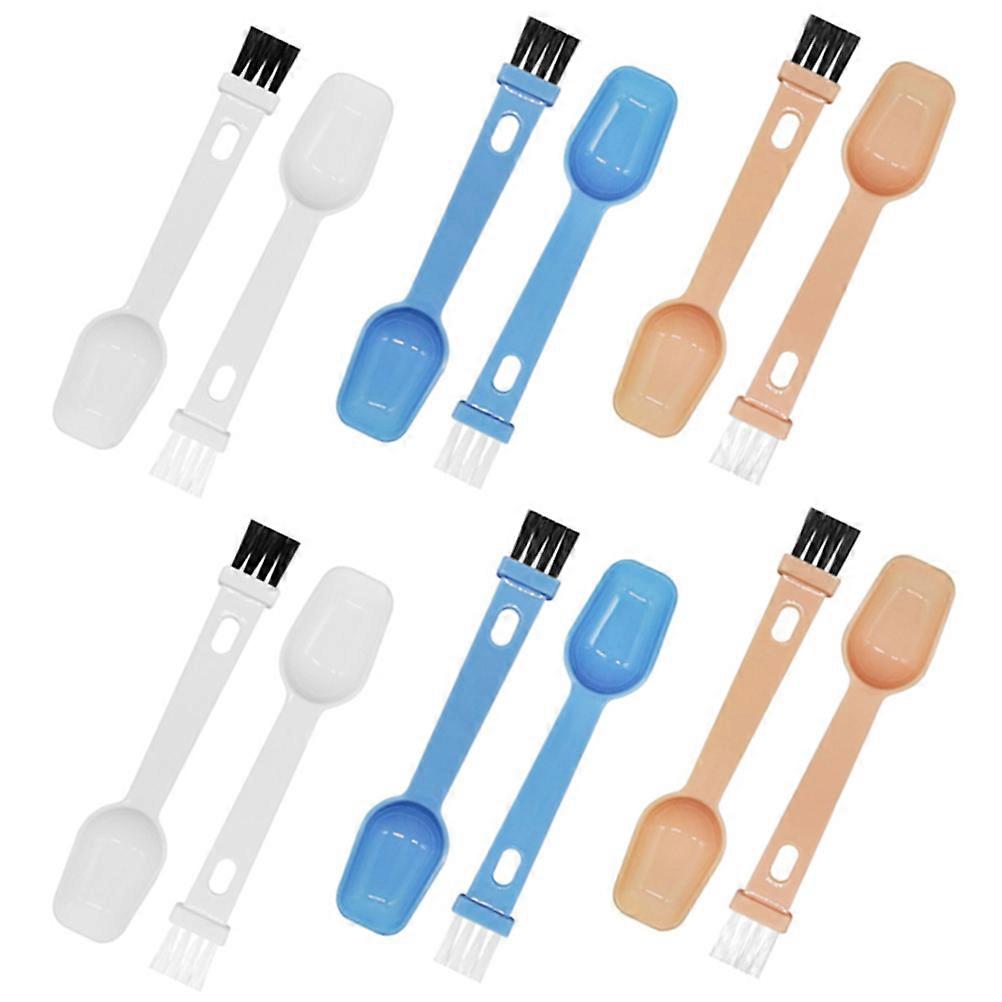 Multipurpose Coffee Grinder Spoon Brushes for Cleaning 12Pcs Assorted