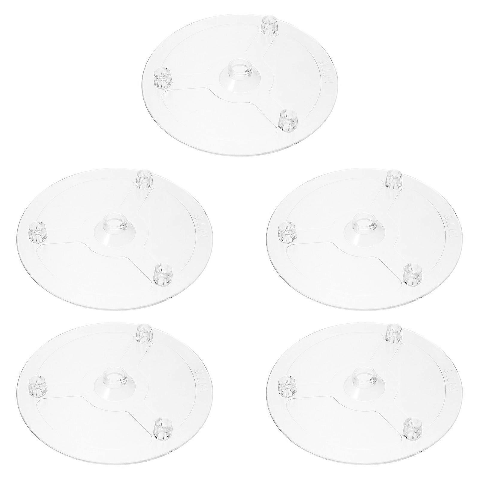 Egg Cake Support Frame for Multi-Tier Cake Construction 5Pcs Plastic Boards