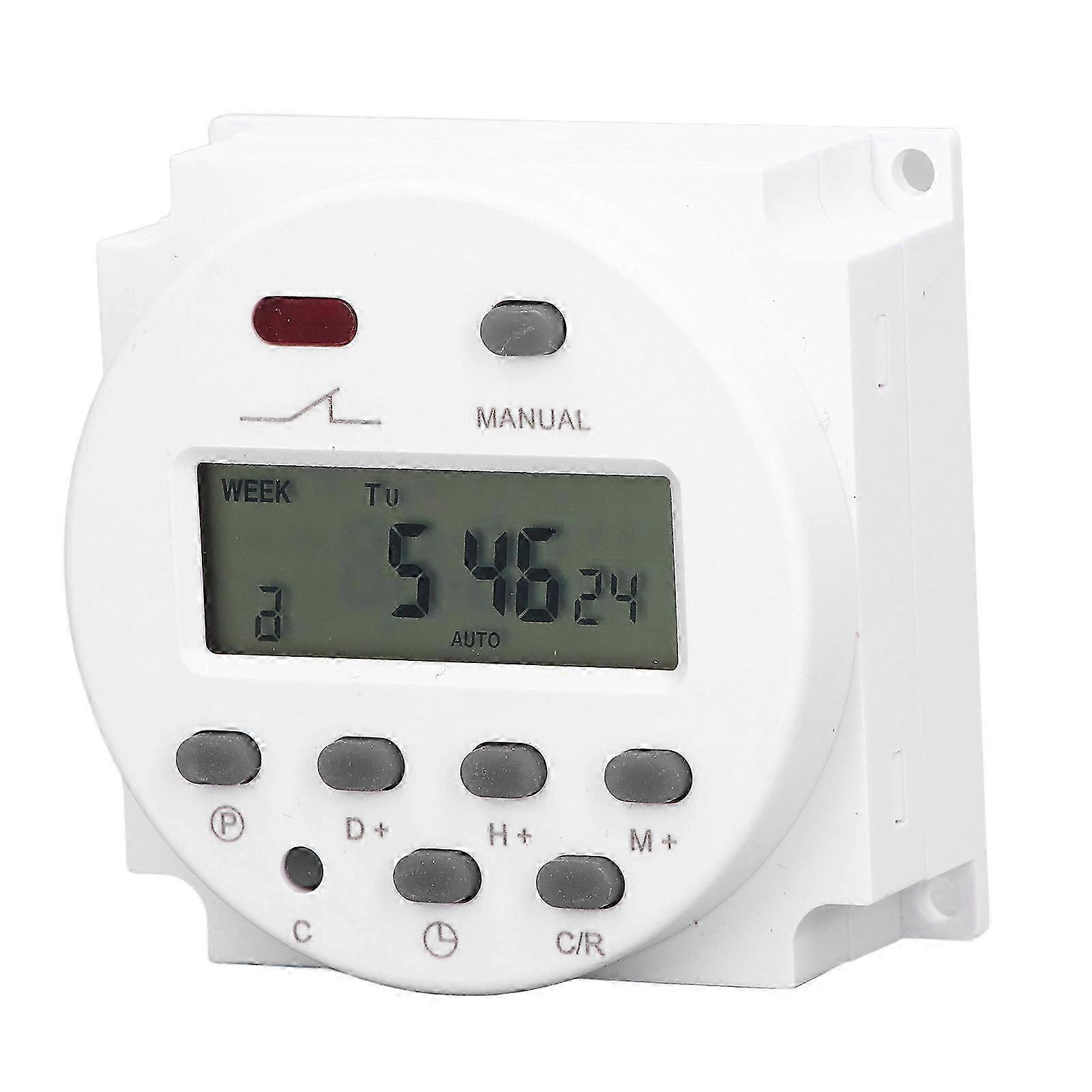 Electronic Timer Programmable LCD Digital Time Control Relay Switch 16 On 16 Off Cn101ADC12V