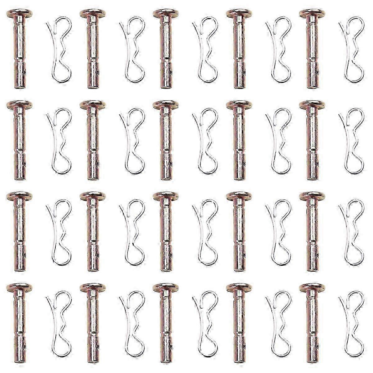 20 Sets Shear Cotter and Split Pins Kit for Snow Blower