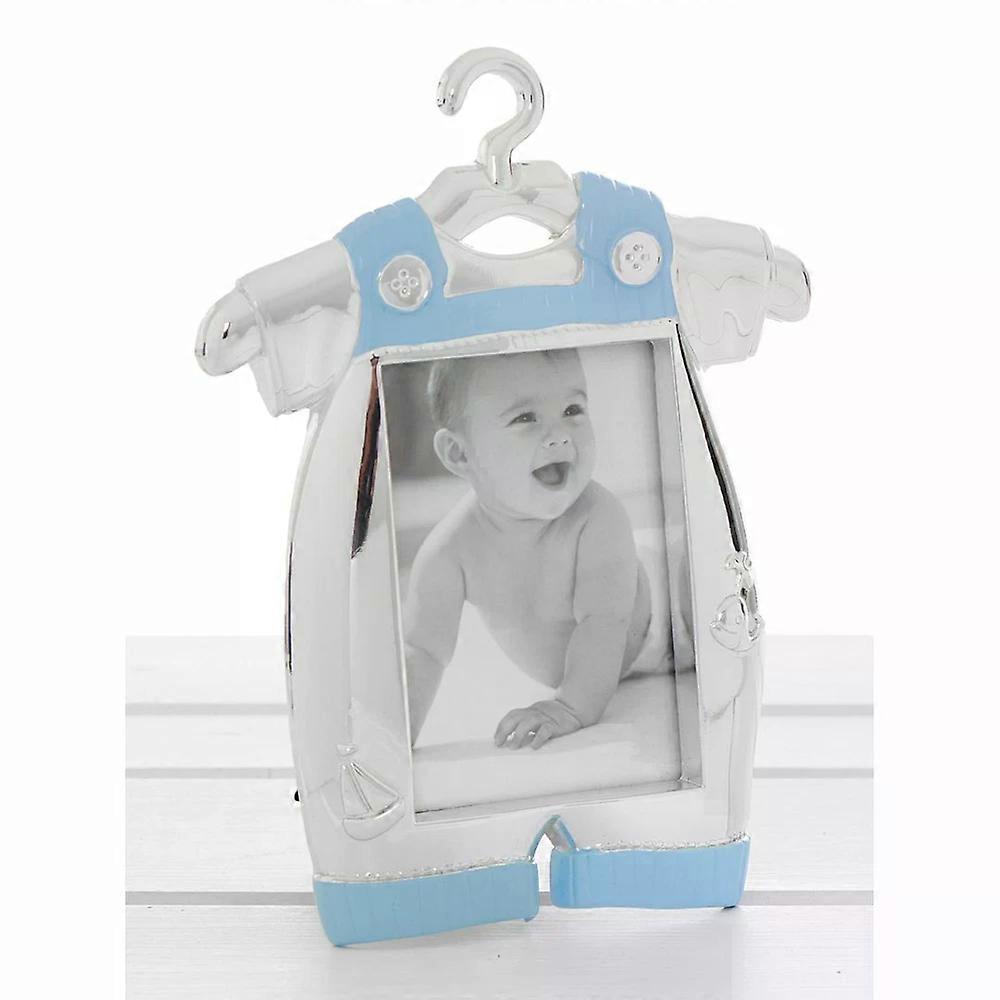 Silver Blue Baby Romper Frame