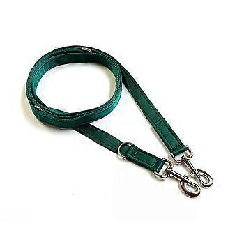 8Ft 11ft Police Style Dog Training Obedience Lead 25mm Cushion Webbing Green